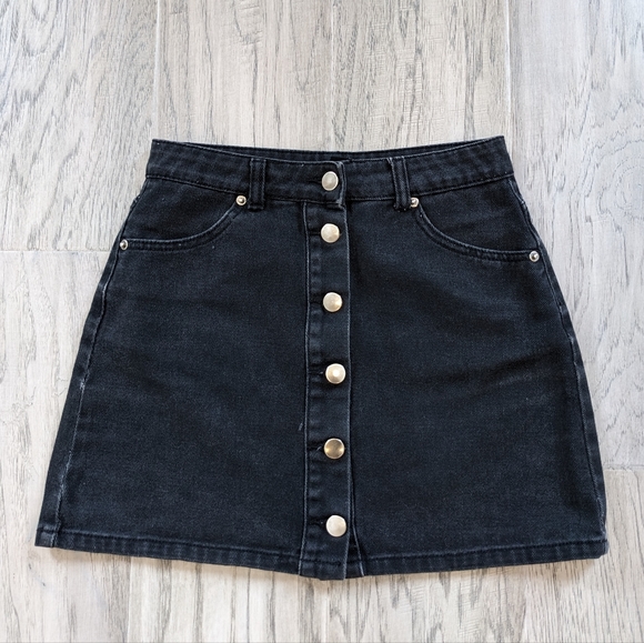 Forever 21 Denim Mini Skirt - Picture 9 of 9